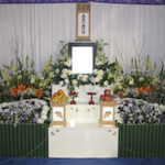 自宅葬花祭壇一例